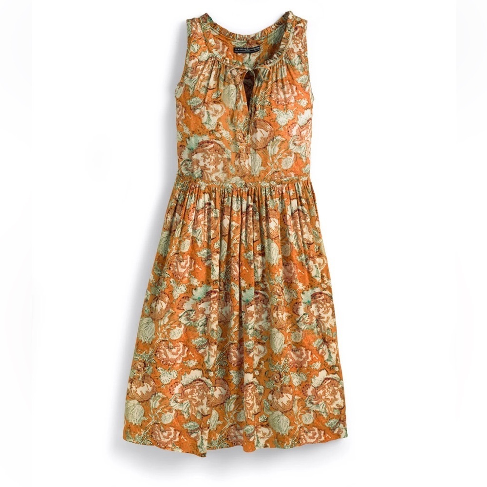 Peruvian Connection Matanzas Tank Dress Floral Flowy Bohemian Summer Size 8 - Picture 4 of 15
